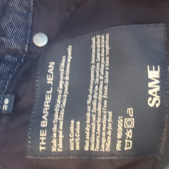 SAME Los Angeles The Barrel Jean Deep Indigo 28 $498 Instore 100%Japanese Denim - Picture 11 of 11